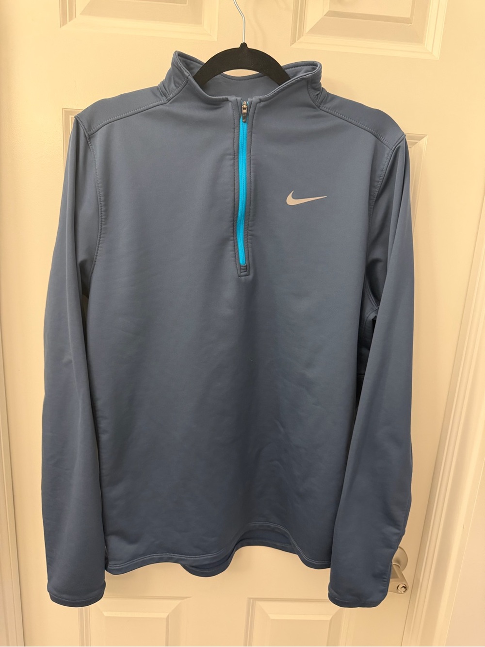 Nike Men’s Slate Blue 1/4 Zip Fleece Performance Jacket